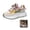 Green, variant on Willtoo Women Chunky Platform Sneakers Lace Up Elevated Color Block Versatile Comfort Casual Athletic Walking Shoes
