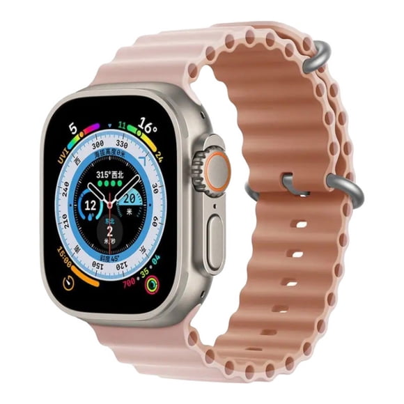 Correa para Apple Watch de Silicon, compatible con 38 mm / 40 mm / 41 mm. Modelo Ocean (Bicolor).