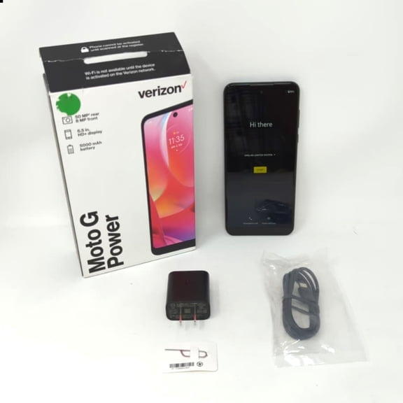 Pre-Owned Verizon Motorola Moto G Power 64GB 6.4" 4GB RAM Prepaid Smartphone - Dark Grove/Green