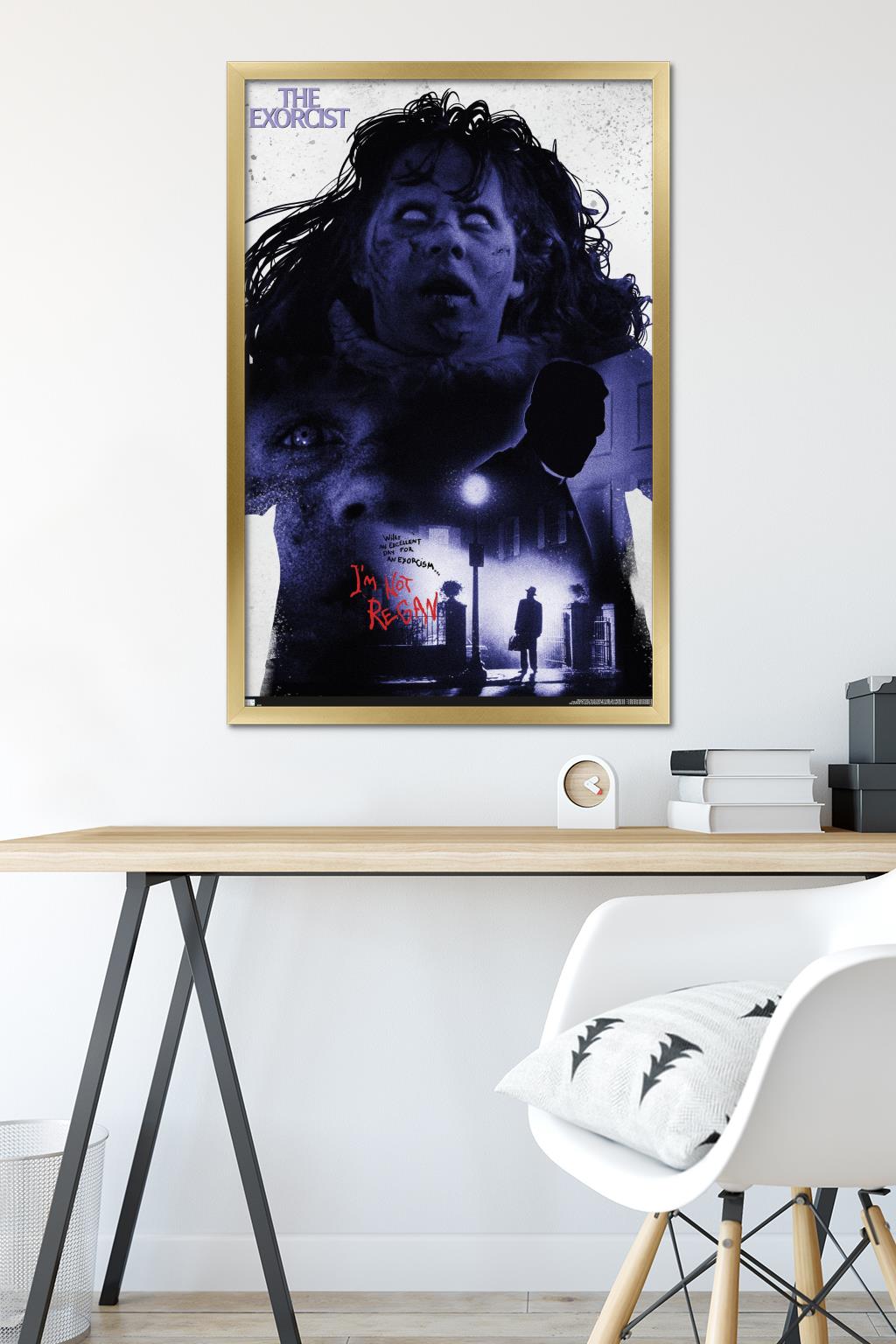 The Exorcist - I'm Not Regan Wall Poster, 22.375" x 34" Framed