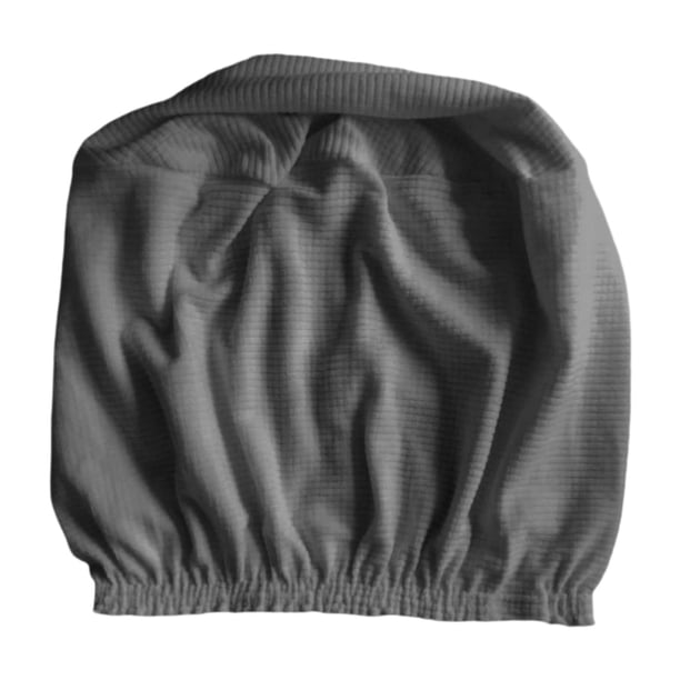 Funda otomana, funda otomana, color sólido, protector de muebles, funda para reposapiés Gris