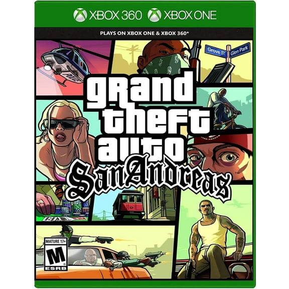 Grand Theft Auto: San Andreas, Rockstar Games, Xbox 360, 710425495649