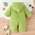 thumbnail image 7 of Sngxgn Baby Boy Outfit Print Sweatshirt Romper Long Sleeve Bubble Bodysuit(Green,70), 7 of 7