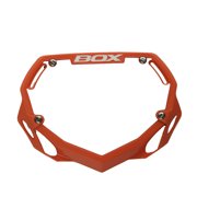 Box Components Phase 1 BMX Bicycle Number Plate - BX-NP13000 (BOX Orange - Small)