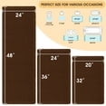 thumbnail image 5 of HAKUNA Waffle Bath Mat Set 3 Piece Brown,Woven Modern Bath Rug Mats, Absorbent Non Slip Bath Floor Mat, Soft Washable Boho Bath Rugs with Tassels for Bathroom, Bedroom, Kitchen,Tub, 5 of 7