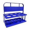 thumbnail image 4 of Portabotellas de agua de fútbol, ​​portavasos, organizador portátil, estante para bebidas Azul, 4 of 9