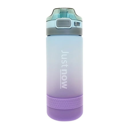 

IGRELEM Students Water Bottle Gift Foldable Straw Safe Transparent Children Water Bottle Cup