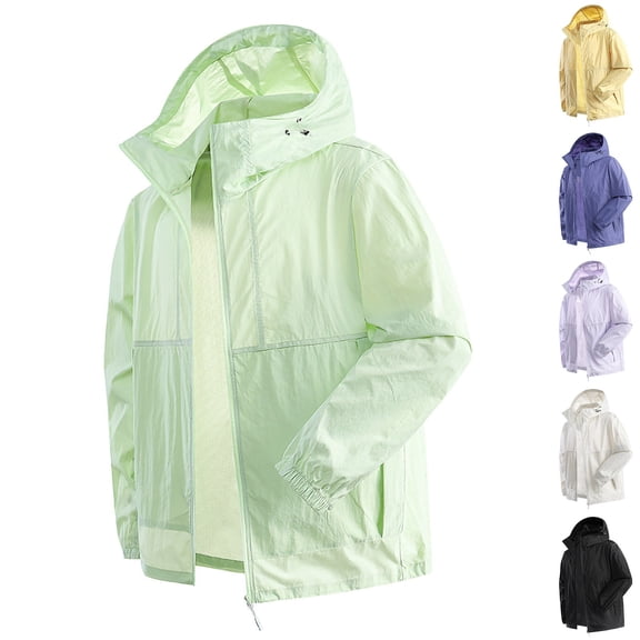 Mens Windbreak Lightweight Running Jackets with Zip Pocket, Quick-Dry Waterproof Workout Track Hoodie Athletic Gym Sweatshirts Men Size 4XL Purple