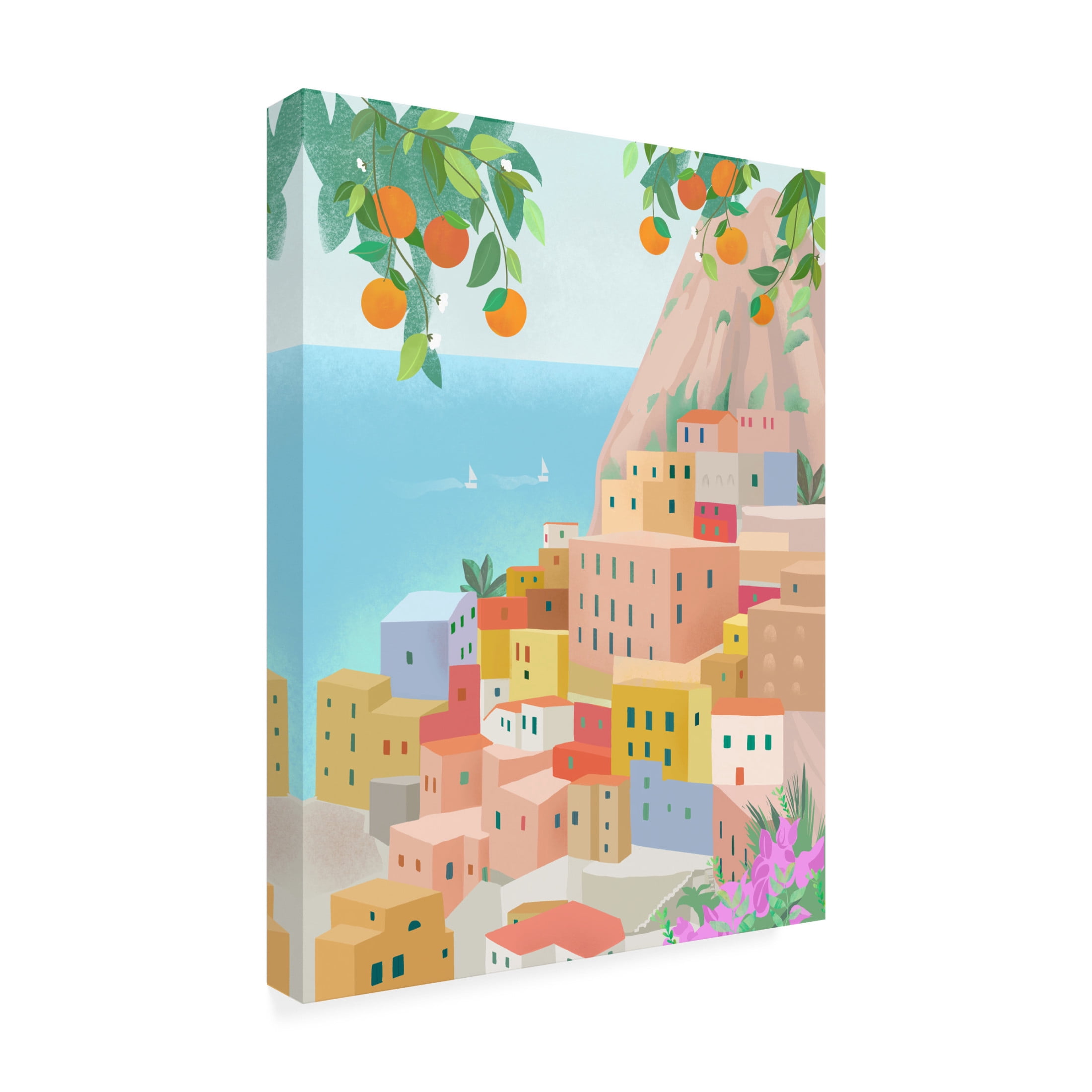 Trademark Fine Art Petra Lizde Amalfi Canvas Wall Art