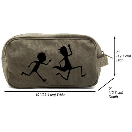 Morty After Rick Canvas Shower Kit Travel Toiletry Bag