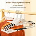 thumbnail image 5 of 10Pcs/Set Non-slip Clothes Hanger - Contrast Color, Wet Dry Dual Use, Traceless, Slim, Heavy Duty Clothing Drying Rack, Home Supplies, 5 of 8