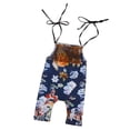 thumbnail image 1 of Impreso Floral Lindo Correa para Niños Niñas Hugo Mono de las muchachas de los cabritos, 1 of 10