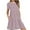Pink, variant on Erwazi Women's Casual Summer Dress Short Sleeve T Shirt Dress Printed Tiered Swing Mini Dresses with Pockets