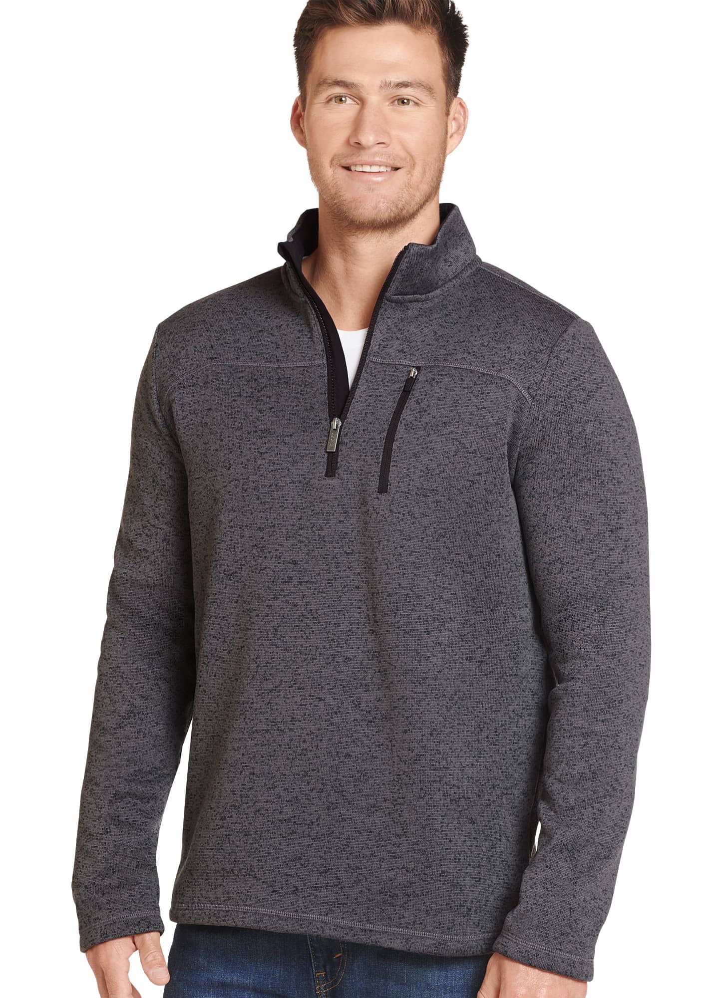 Jockey Men Half Zip Sweater - Walmart.com