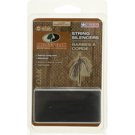 Mossy Oak String Whiskers String Silencers, Black