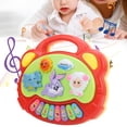 thumbnail image 4 of Musical Toy, Lightweight Portable Piano Music Toy Cute Appearance Any Key Control  For Outdoor For Home For Kindergarten Yellow,Red, 4 of 8