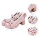 thumbnail image 4 of 1 par de delicados zapatos de tacón alto para mujer, zapatos de niña para exteriores, zapatos de primavera, 4 of 5