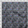 thumbnail image 4 of oneOone Polyester Spandex Medium Blue Fabric Feather Dress Material Fabric Print Fabric By The Yard 56 Inch Wide-Y9, 4 of 6