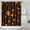 Orange Halloween Spooky, variant on Pastel Halloween Icons Pattern Shower Curtain 36"x72" ,Bathroom Decorative Shower Curtains Set with 12 Hooks,Modern Waterproof Washable Shower Curtain