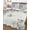 Green, variant on Quilts Queen Size Bedding Set, Spring Lavender Reversible Summer Quilt 3 Pieces, Garden Botanical Leaves Butterflies Lightweight Bedspreads Coverlets with 2 Pillow Shams for All Seasons