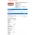 thumbnail image 2 of Air Filter - Compatible with 1981 - 1993 Dodge D350 1982 1983 1984 1985 1986 1987 1988 1989 1990 1991 1992, 2 of 2