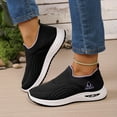 thumbnail image 2 of Women's Slip on Sneakers Breathable Platform Soft Sole Tennis Shoes Lightweight Athletic Gym Non Slip Work Shoes, 2 of 7