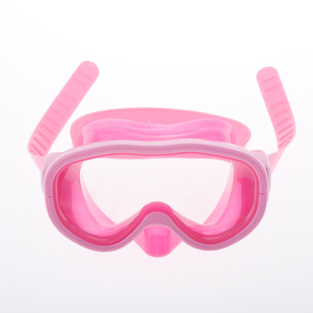 Child Swimming Anti-Fog Goggles Kids Snorkeling Mask with Breather Pipe 
