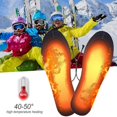 thumbnail image 2 of YOPTOP Electric Built in Rechargeable Heated Insoles Winter Foot Warmers for Shoes Boots Outdoor Sports Hunting Skiing Hiking Camping,Black,35-40yards, 2 of 7