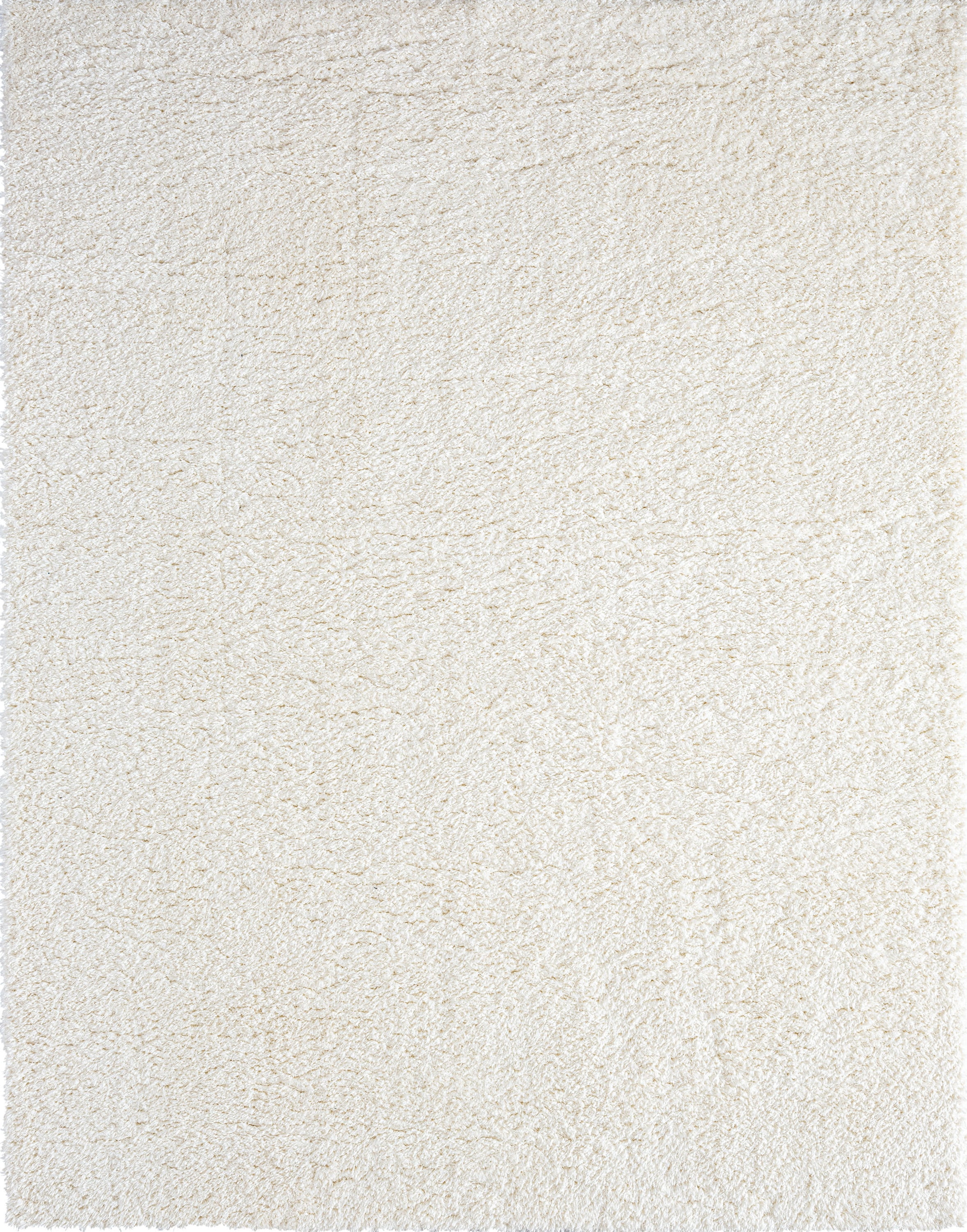 Bliss Rug Solid Plush Indoor Shag Rug for Living Room, Bedroom, Kids Room |White, 5' x 8' (5'3''x7'3'')