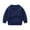 Dark Blue, variant on BULLPIANO Toddler Girl Boy Knit Sweater Blouse Pullover Sweatshirt Warm Round Neck Long Sleeve Tops for Infant Toddler