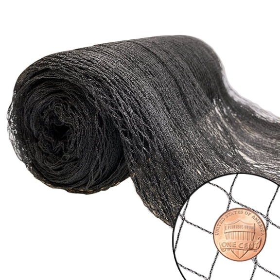 Bird Netting，15' x 40' Garden Netting for Fruit Trees, Plants and Vegetables Against Birds, Deer, Squirrels and Other Animals