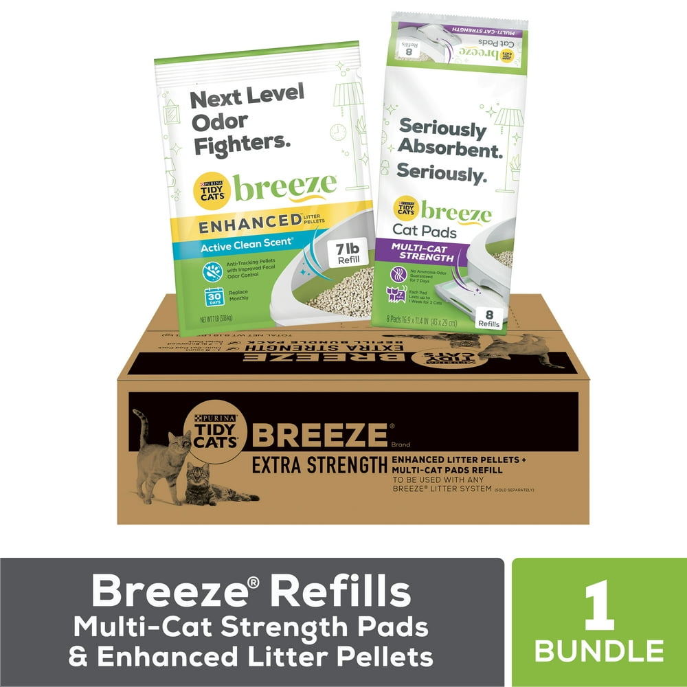 Purina Tidy Cats Breeze Cat Litter Box System Starter Kit, Hooded
