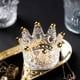 thumbnail image 4 of Plato de almacenamiento perfumado, decoración creativa, collar, candelabro de vidrio, candelabro europeo, Cenicero de corona de cristal, decoración del hogar, 4 of 4