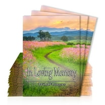 Pack of 20 Pre-Filled Seed Mix Packet Wildflowers Plant for Funerals, Memorial Services "in Loving Memory Flower Path" Also Serves Thank You Celebration of Life Favors Plant Seeds Year-Round