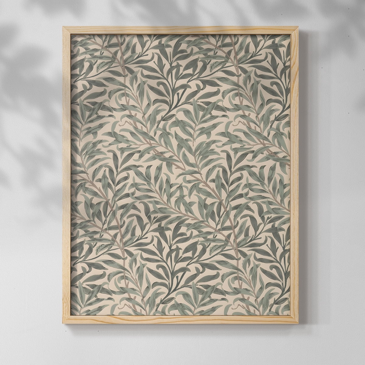 Vintage Abstract Print LXIII - 10in. x 8in. Vintage Framed Print in Natural Wood Frame