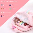 thumbnail image 3 of Mochila para niños de peluche de unicornio, lindo bolso de mano con mochila escolar, regalo para niña pequeña, rosa JAMW Sencillez, 3 of 5
