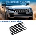 thumbnail image 3 of Anillo de recorte del faro Cubierta del faro Decoración para Range Rover Range Rover L405 Vogue 2018-2019 Negro Brillante ABS 6Pcs Frontal Izquierdo Frontal Derecho, 3 of 7