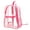 Hot Pink, variant on Clear Travel Backpack for Stadium Events Stadium Backpack Waterproof 15" x 5" x 11", Clear Bag for Adult Concert Sport Work Stadium Events (Royal Blue)