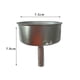 thumbnail image 2 of Embudo para cafetera , filtro de embudo para cafetera espresso, herramientas de cocina, filtro de embudo de aluminio para accesorios de cafetera 9 Copa, 2 of 9