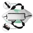 thumbnail image 6 of Large Capacity Single Shoulder Shopping Bag 19.7×15.7×5.9in Main Pocket Large To Accommodate Your Daily Needs Can Be Portable Can Be A Single Shoulder Back Lightseagreen Geometric Lines_2, 6 of 8