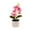 E, variant on Eoozwa Plastic Vase Artificial Orchid Flower Bonsai Vivid Phalaenopsis Flowers Potting for Home Office Décor,Table Centerpiece Room Decorations