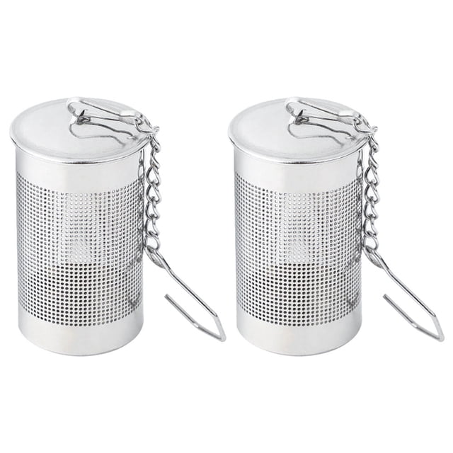 2 Pcs Infuseur à Thé en Acier Inoxydable Boule Passoire à Épices Pratique Infuseur à Thé pour Hot Pot