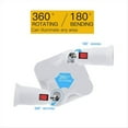 thumbnail image 3 of Adaptador divisor de casquillo E27 2 en 1 ajustable 360 grados para bombillas LED estándar, 3 of 4