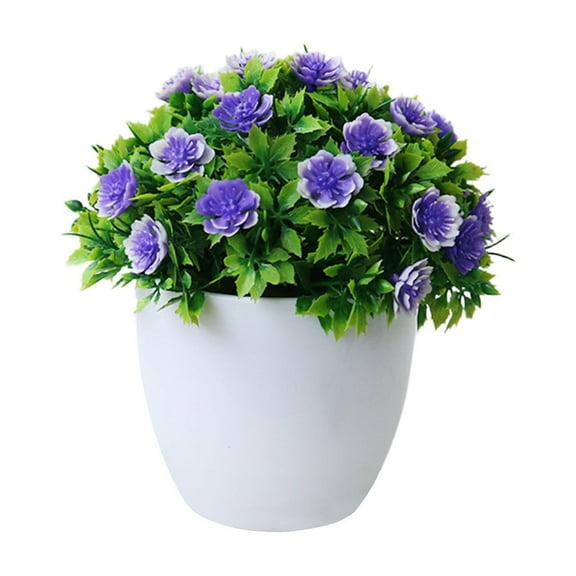 Artificial Flowers Faux Plants, 6 Bundles Fake Flower Arrangements for Home Decor, Realistic Silk Flowers for Living Room Centerpiece Table Decorations Vase Fillers