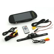 7 Inch LCD Car Rear View Backup Parking Blue Mirror Monitor + Camera Night Vision Reversing Car-styling Parking Assistance