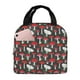 thumbnail image 1 of Easygdp Red Mushrooms Bolsa Térmica Premium - Tela Oxford Impermeable, Gran Capacidad, Bolsillo Frontal, Unisex para Trabajo, Escuela, Actividades al Aire Libre y Picnics, 1 of 8