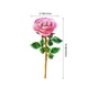 thumbnail image 3 of Adorno De Rosa De Cristal 1Pcs Crystal Rose Ornament Glass in Pink for Valentine's Day Wedding Birthday Gift Keepsake 9.45x2.76" JASKFLY, 3 of 9