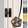 thumbnail image 2 of Security Zinc Alloy 90 180 Hardware Lock Sliding Degree Bathroom Easy G9k8 Install, 2 of 9