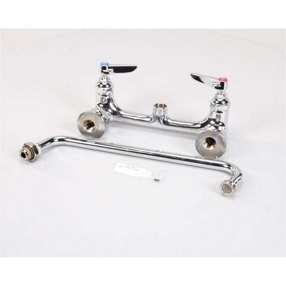 T&S B-0231 B0231 DOUBLE PANTRY FAUCET, WALL MOUNT, 8" CENTERS, 12" SWING NOZZLE (062X) (Genuine OEM Part)