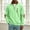 Mint Green-Tops, variant on Men's Corduroy Stand Collar Half Zip Elbow Patch Ribbed Long Sleeve Casual Pullover Shirts Autumn Winter City Street Daily Layer TopsL